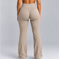 High-Waisted Schlaghose - Beige