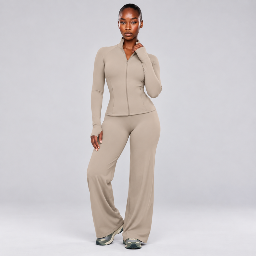 EVEO Sculpt Zip Jacket Grey