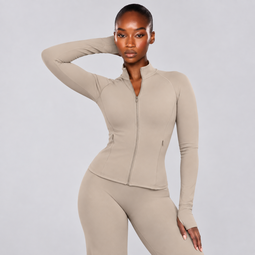 EVEO Sculpt Zip Jacket Green