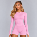 Sculpt Long Sleeve Top - Pink