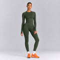 Sculpt Langarm-Oberteil - Shadow Green