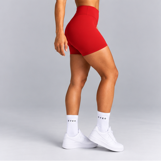 MotionSculpt™ High-Rise Shorts 6" Rot
