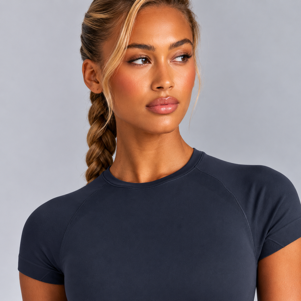 SecondSkin™ Nahtloses Oberteil - Schwarz